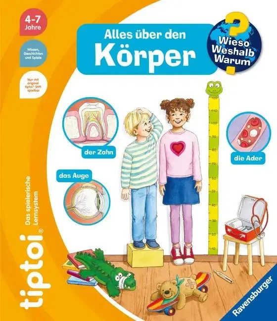 Ravensburger 49228 tiptoi Wieso? Weshalb? Warum? Alles über den Körper