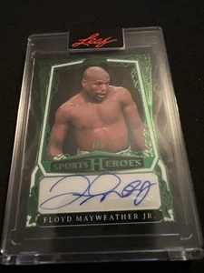 Leaf Sports Heroes 2025 Auto Floyd Mayweather Jr 4/5 - Imagen 1 de 1