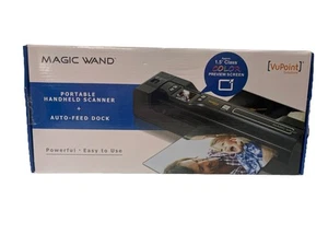 VuPoint Magic Wand Portable Handheld Scanner Auto Feed Dock PDSDK-ST470BU-VP New - Picture 1 of 8