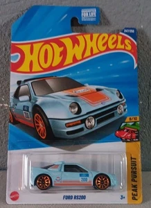 Hot Wheels 2025 Case Q Mainline FORD RS200 GULF  - Bild 1 von 3