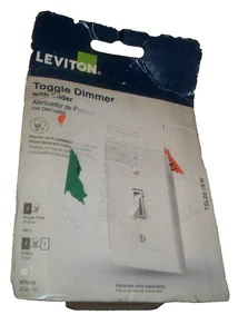 Atenuador universal Leviton Toggle con control deslizante blanco #TSL06 (B60) - Imagen 1 de 5