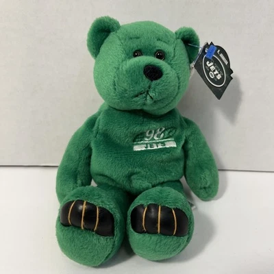 1998 Limited Treasures Premium Pro Bear New York Jets Keyshawn Johnson #19 Green - Image 1 of 4