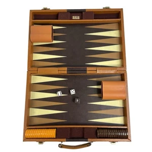 Vtg Mid-Century Bakelite Checkers & Dice Backgammon Set 1970’S Hit Avenel NJ USA - Bild 1 von 12