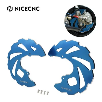 2-Pack Brake Rotor Disc Cover Guard For Yamaha Raptor 700 700R SE 2014-2024 Blue - Image 1 of 4