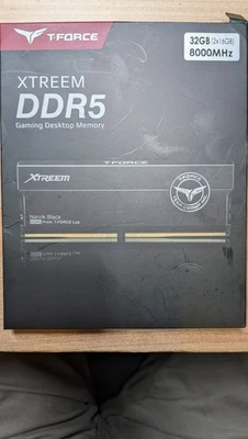 T-Force Xtreem 32GBDDR5 8000 (PC5 64000) Desktop Memory (FFXD532G8000HC38DDC01) - Image 1 of 4