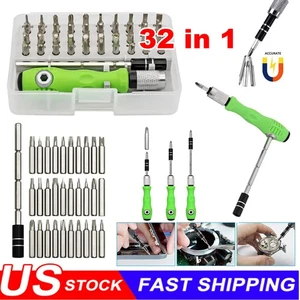 32-in-1 Precision Screwdriver Set Mini Magnetic Screwdriver Set Maintenance Tool - Picture 1 of 12