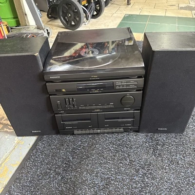 Amplificador estéreo de alta fidelidad de alta potencia Magnavox FP 9410 de colección con altavoces originales LEER Foto 1 de 4