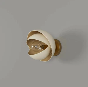 Vtg stuning Brass Wall Sconce light, Modern brass light,Mid Century wall sconce - Picture 1 of 8