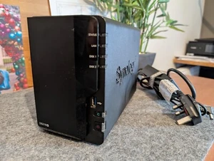 Synology DS218+ NAS 2 baies - 6 Go RAM (mise à niveau 4 Go) entièrement fonctionnel - Photo 1/6