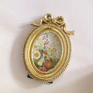 1pc Vintage Oval Bilderrahmen Foto Galerie Kunst Antik Bild Halter Schleife DIY - Bild 1 von 6