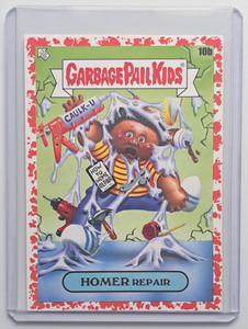 2020 Garbage Pail Kids 35th Anniversary Bloody Nose Red #10b Homer Repair 31/75