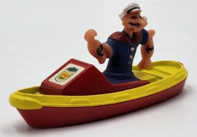 Vintage Corgi Popeye The Sailor Man Die Cast Boat Corgi Die-Cast Frete Grátis  - Imagem 1 de 4