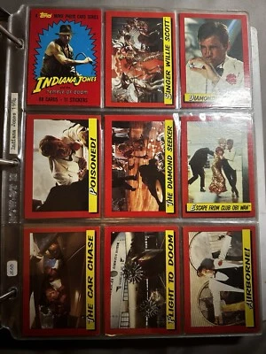 1984 Topps Indiana Jones And The Temple Of Doom Complete Set 88 - Image 1 of 4