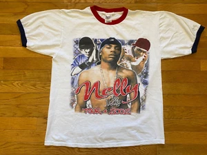 Vintage 2002 Nelly Lil Wayne Fabolous Big Tymers Amerie Rap Tour Shirt Sz L - Picture 1 of 5