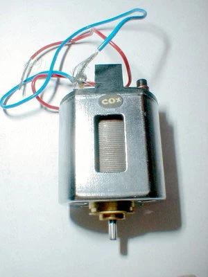 Chrome 36D Mabuchi Slot Car Motor by Cox Can Driven No Pinion 1960s Vintage NOS - Image 1 of 4