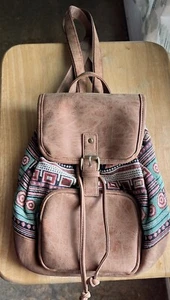 Lily Queen Southwestern Bohemian Small Backpack Purse - Picture 1 of 7