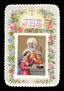santino cromo-holy card S.ANNA - Picture 1 of 1