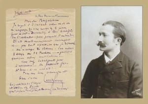 Louis Ganne (1862-1923) - Compositore francese - Lettera autografa firmata + Foto - Foto 1 di 4