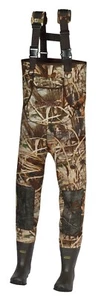 KOBUK Men 3.5mm MAX-4 Camo Hunting Neoprene Chest Wader Lug Boot 600G Reg GIFT - Picture 1 of 1