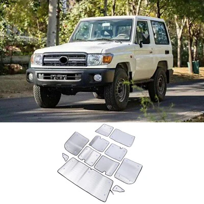 Full Window Sunshade Visors Full Set UV Block Cover For Toyota LC71 2DR 2007-12 - Image 1 of 4