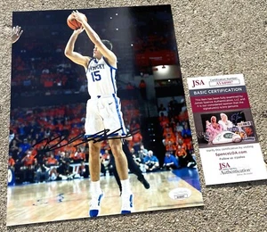 REED SHEPPARD Kentucky Wildcats SIGNED 8x10 Photo JSA COA ROCKETS C - Picture 1 of 2