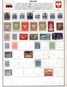 POLAND 1918-1980 LARGE COLLECTION OF 1100+ STAMPS MINT & USED MANY COMPLETE SETS - Picture 1 of 23
