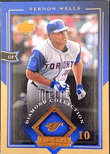 Vernon WELLS 2004 Diamond Collection All Star Upper Deck #89 Toronto Blue Jays - Picture 1 of 2