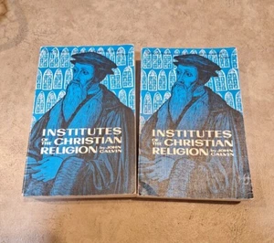 1966 The Institutes of the Christian Religion by John Calvin  2 Volume Paperback - Imagen 1 de 6