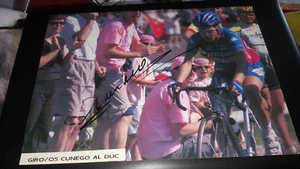 FOTO AUTOGRAFATA IN ORIGINALE DA DAMIANO CUNEGO GIRO D'ITALIA 2005 - Foto 1 di 1