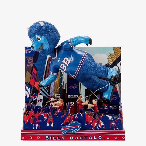 Billy Buffalo Bills Thanksgiving Mascot Bobblehead NFL Football Cover