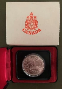 SILVER 1978 CANADA 50% SILVER DOLLAR Commonwealth Edmonton incl. holder - Picture 1 of 5