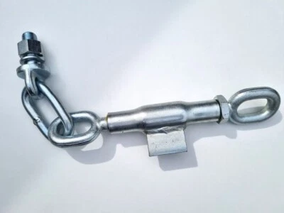 Spannschloss Kette M24 x 2,5mm Stabilisatorketten Unterlenker Länger 400-490mm 5 - Bild 1 von 2