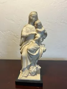 Madonna Child Bianchi Jesus Statue Vintage 8” Mother Mary Italian Decor Catholic - Picture 1 of 7