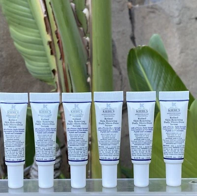 6 x SERO MICRODOSIS DIARIO RENOVADOR DE LA PIEL KIEHL'S RETINOL NUEVO SIN CAJA 0,14 OZ/4 ML*6 Foto 1 de 2