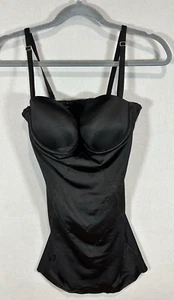 Victorias Secret Shapewear 34D Black Power Figure Cupped Shaping Slip Multi Way - Picture 1 of 9