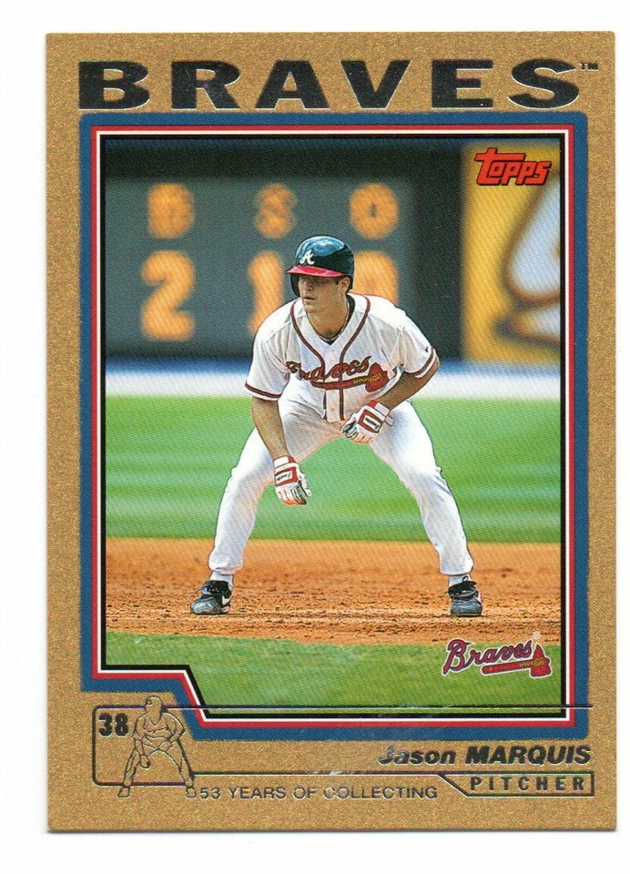 Tarjeta de béisbol Topps MLB 2004 dorada primera edición cromada Foto 1 de 1
