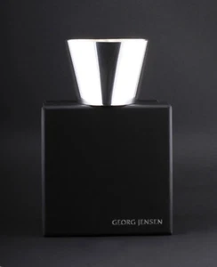 Moderna copa/jarrón de plata esterlina Georg Jensen grande # 1300. Verner Panton. NUEVO - Imagen 1 de 6