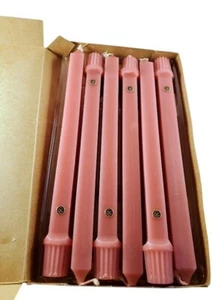 Partylite Vintage Colonial Rose Unscented Dinner Candles - Box Of 6 - 10 Inch Ta - Picture 1 of 3