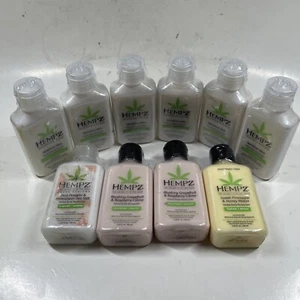 (10 Pack) Hempz Herbal Moisturizer Mini VARIETY PACK! 2.25 Fl Oz Each. SEE PICS - Picture 1 of 3