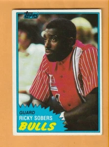 Ricky Sobers Chicago Bulls 1981-82 Topps #8 UNLV Rebels Bronx New York - Foto 1 di 2