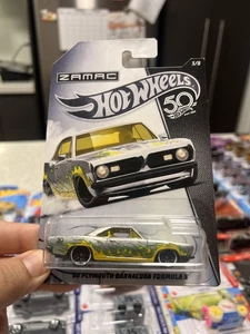 Hot Wheels 2017- Hw Zamac- '68 Plymouth Barracuda Formula S- 50 aniversario - Imagen 1 de 8