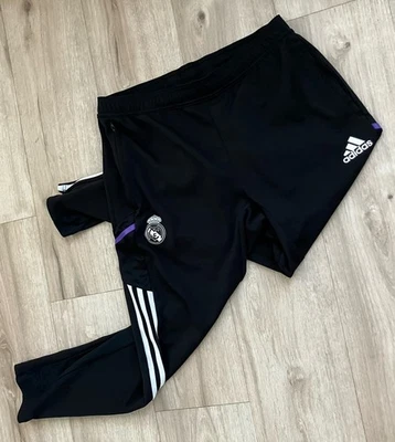 Pantalones al Tobillo Real Madrid 2022 Entrenamiento Aeroready Capri Negros Hombre L HG4009 Adidas Foto 1 de 4