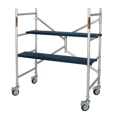 Alu Series 4 Ft. H X 3.5 Ft. L X 1.8 Ft. D Aluminum Mini Scaffold Platform with - Image 1 of 4