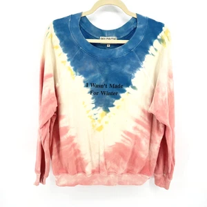 Sudadera Wildfox Talla 4 Naranja Tigre Tie Dye Diseño Gráfico - Imagen 1 de 9