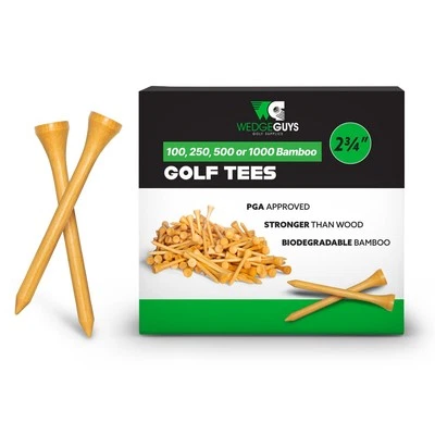 Bamboo Golf Tees 2-3/4" | Durable, Biodegradable | Bulk Options | PGA Approvedt - Image 1 of 4