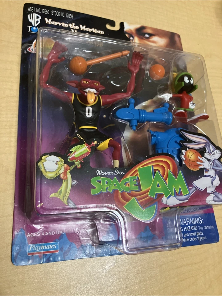 Space Jam Marvin the Martian vs Nawt w/ Slammin’ Saucer Collectibles 1996 NIB!!! - Image 1 of 4