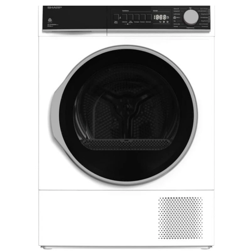 Sharp Asciugatrice 9 Kg Classe D con Pompa di Calore 60 cm Bianco KD-NHB9S7GWD1 - Immagine 1 di 1