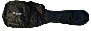 Maestro Black Guitar Zipper Gig Bag - Sturdy Nylon w/ Handle  + Shoulder Strap - Picture 1 of 3