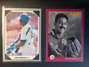 1991 Leaf and Leaf Studio Juan Gonzalez #119 $ 124 Texas Rangers - Bild 1 von 2