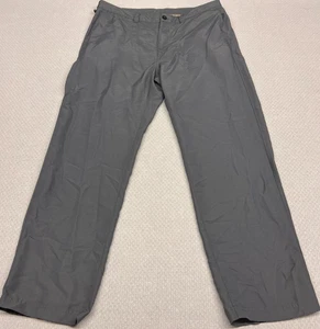 REI Pants Mens 36x32 Gray Nylon Activewear Straight Hiking Outdoor - Picture 1 of 11